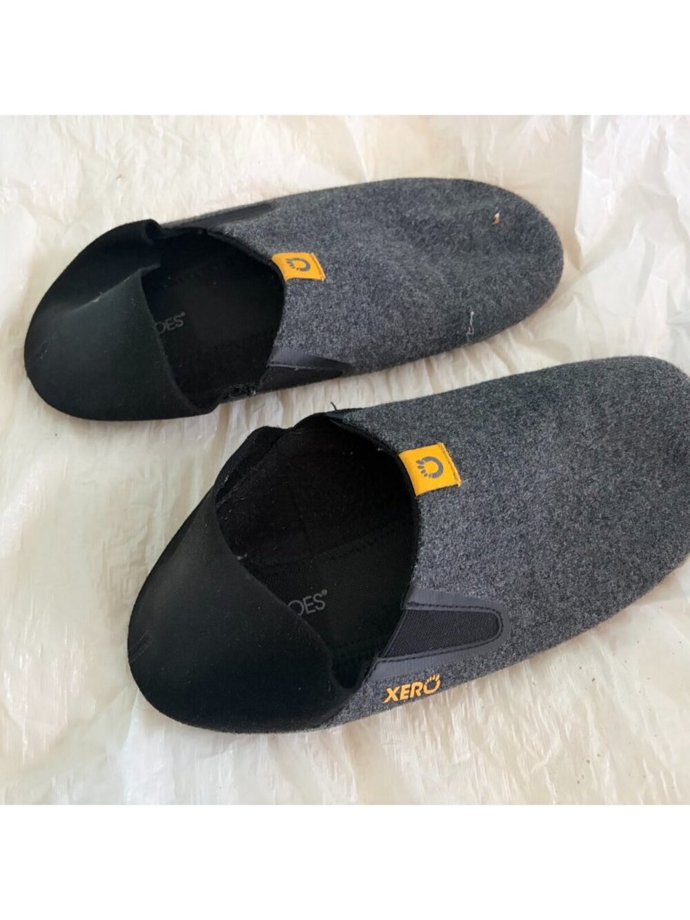 Xero Shoes Pagosa Wool Clog Men's 12 Slip On Barefoot Mule Gray